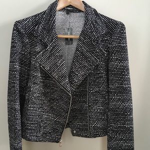 NWT Black Express Moto Jacket